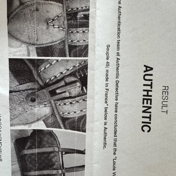 Louis Vuitton Sac Souple Travel Duffle 45 Brown Canvas, Leather Monogram GUC - Picture 16 of 16